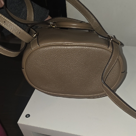 Coach Taupe Leather Backpack - Picture 5 of 6
